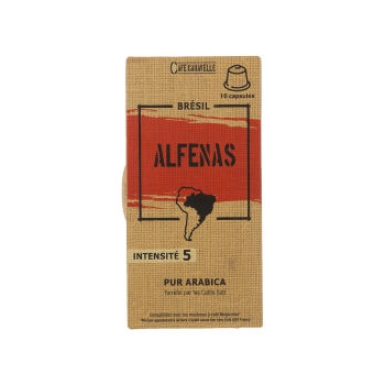  قهوه اسپرسو برزیل کفه کاراول بسته 10 عددی633d06bcea968107990